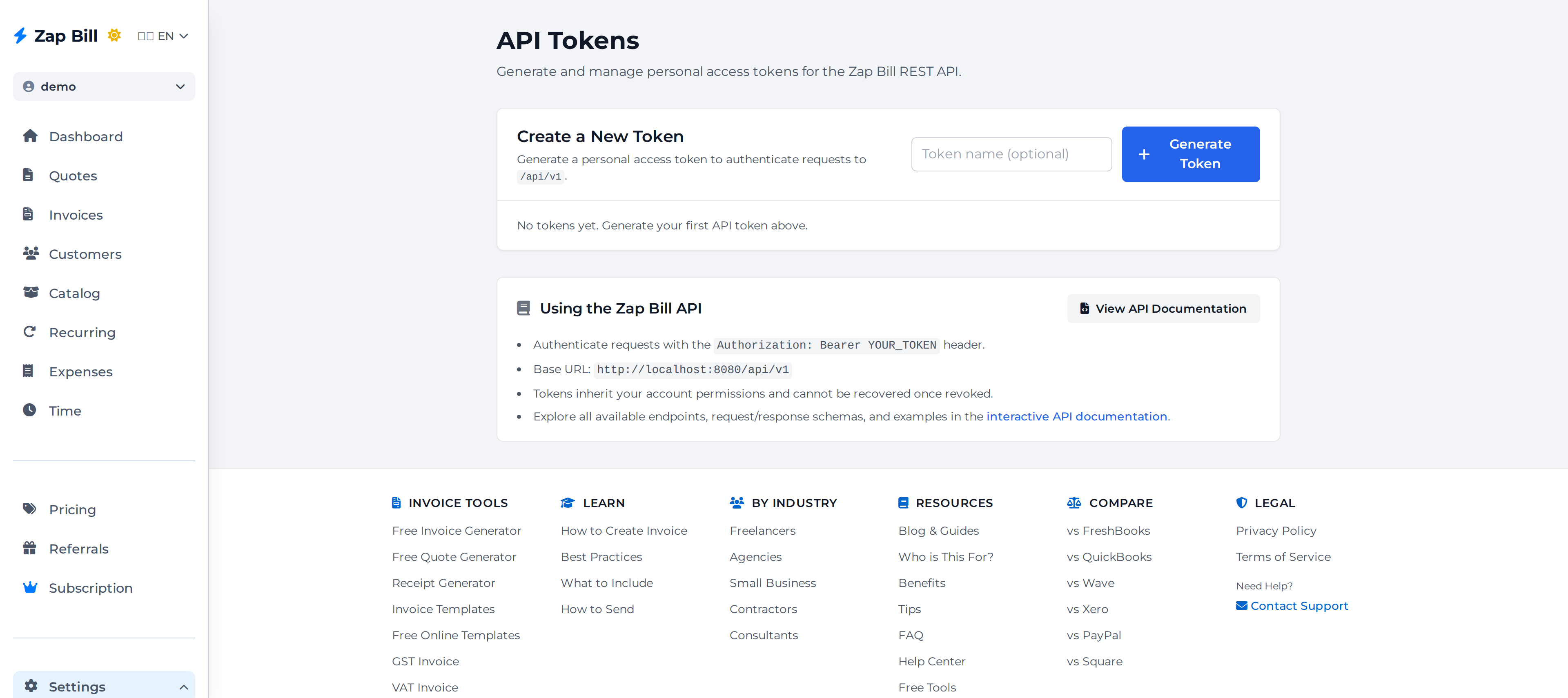 How to Use API Tokens